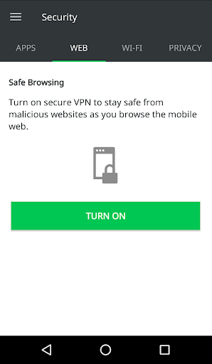 Lookout Security Extension - Image screenshot of android app