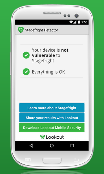 Stagefright Detector - Image screenshot of android app