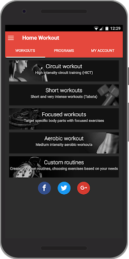 Home Workout - Fitness at home - Image screenshot of android app