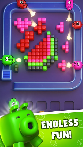 Pixel Flow! - Gameplay image of android game
