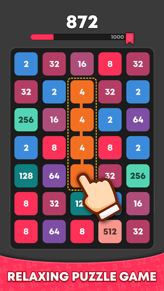 Number Match - Merge Puzzle - Gameplay image of android game