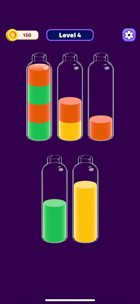 Beverage Sort - Puzzle - Gameplay image of android game