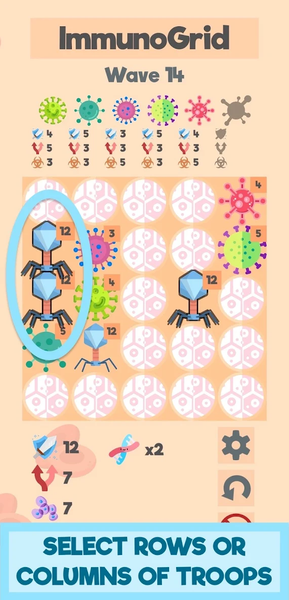ImmunoGrid Puzzle Battle War - عکس بازی موبایلی اندروید