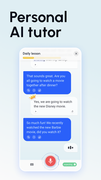 Speak English with Loora AI - عکس برنامه موبایلی اندروید