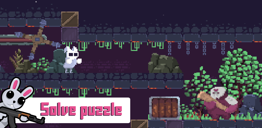 Drish - retro pixel plaftormer - Gameplay image of android game
