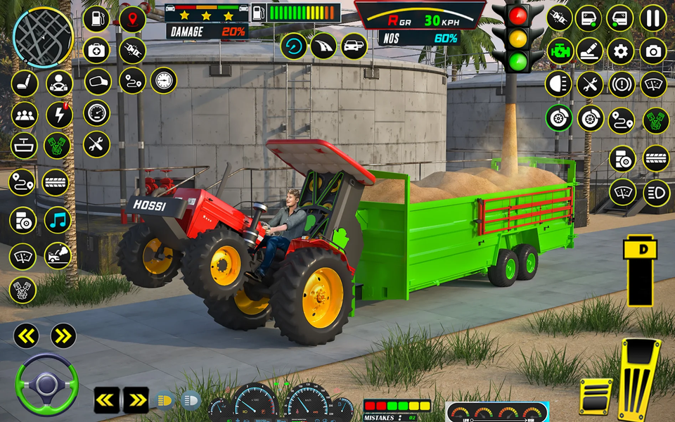 Rural Farming Tractor Games - عکس بازی موبایلی اندروید