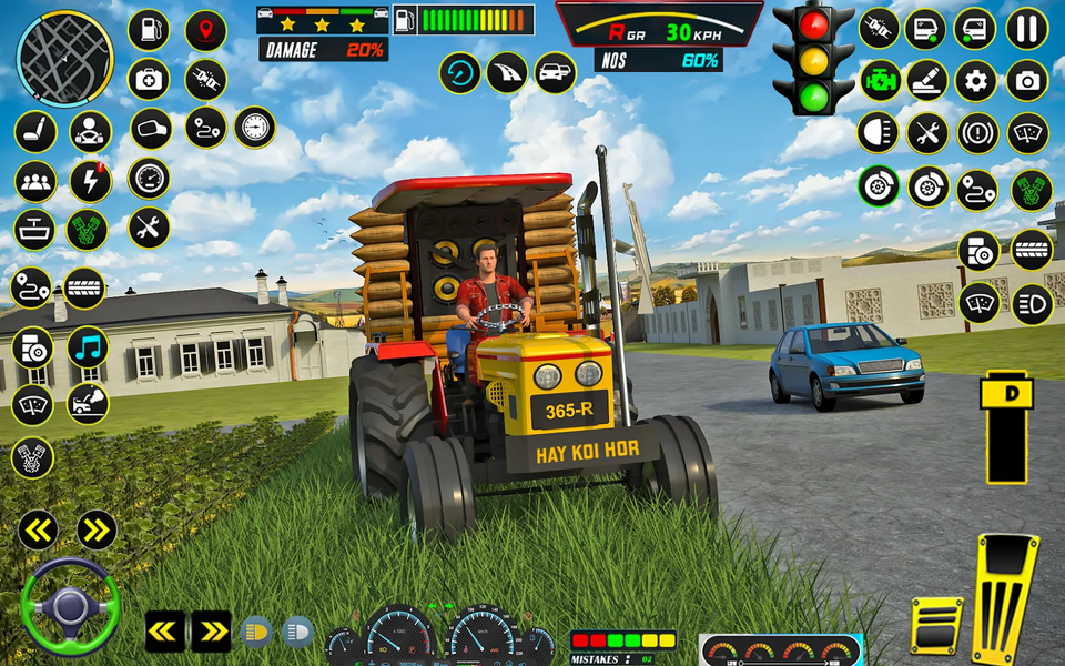 Rural Farming Tractor Games - عکس بازی موبایلی اندروید