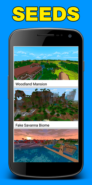Seeds for Minecraft PE - Image screenshot of android app