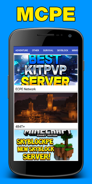Servers for Minecraft PE - Image screenshot of android app