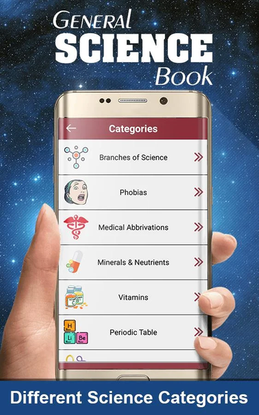 General Knowledge Science Book - Image screenshot of android app