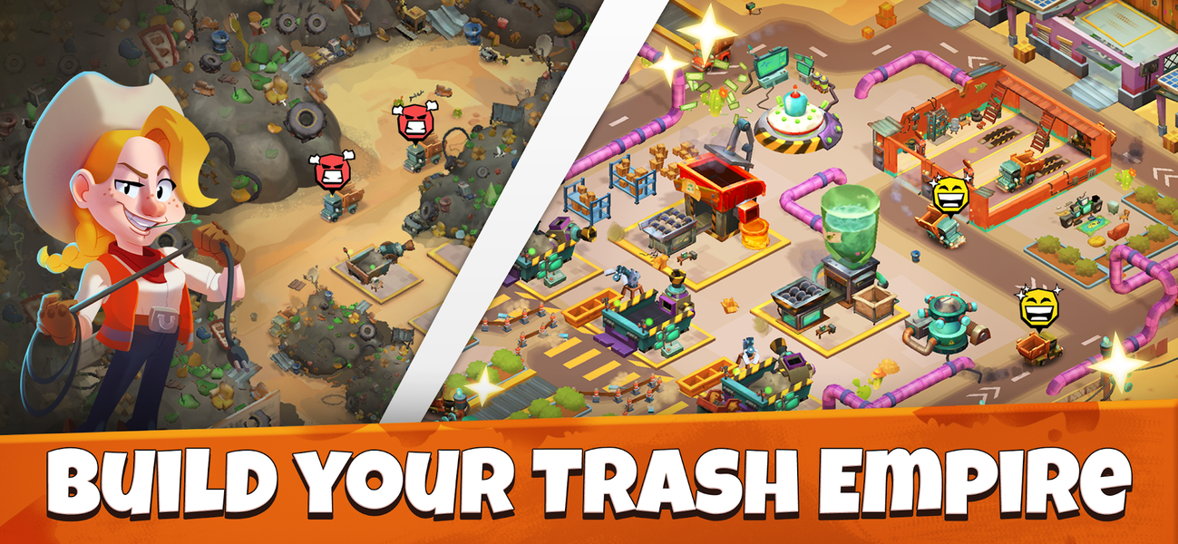 Idle Junkyard Tycoon: Be Rich! - Gameplay image of android game