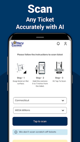 CT Lottery Scanner - عکس برنامه موبایلی اندروید