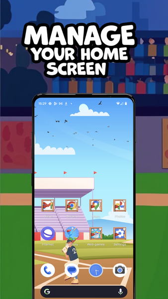 Bat Fury launcher - Image screenshot of android app