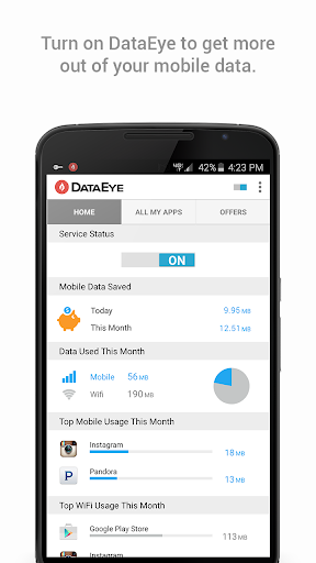 DataEye | Save Mobile Data - عکس برنامه موبایلی اندروید