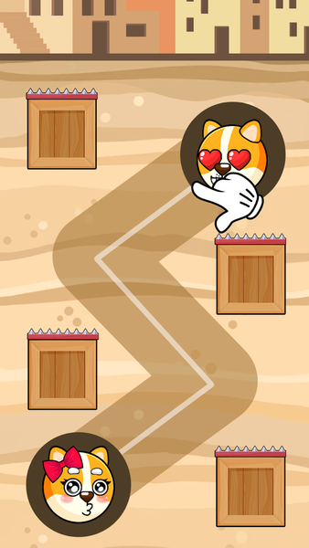 Link Love Doge - Gameplay image of android game