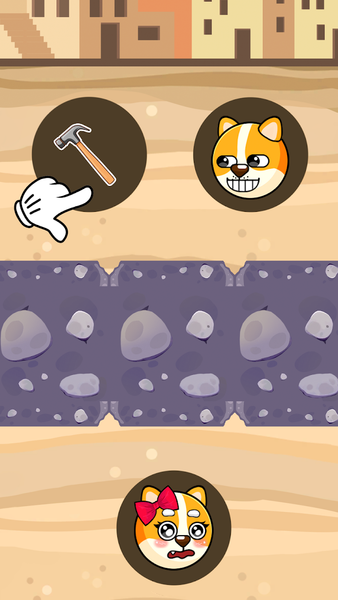 Link Love Doge - Gameplay image of android game