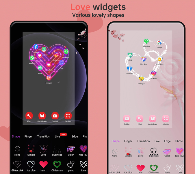 Love Launcher: lovely launcher - Image screenshot of android app