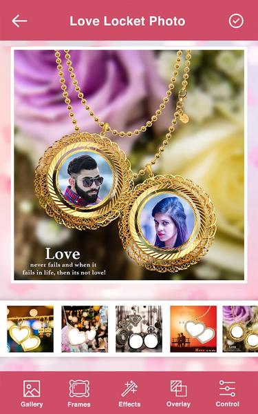 Love Locket Photo Editor - Image screenshot of android app