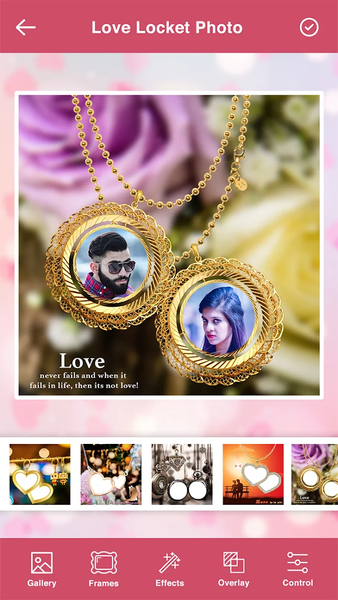 Love Locket Photo Editor - عکس برنامه موبایلی اندروید