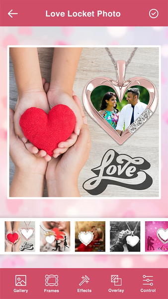 Love Locket Photo Editor - عکس برنامه موبایلی اندروید