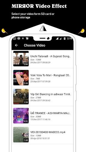 Video Mirror Effect Editor - عکس برنامه موبایلی اندروید
