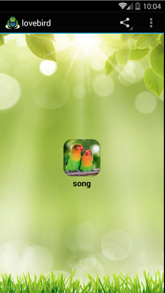 Lovebird sounds - عکس برنامه موبایلی اندروید