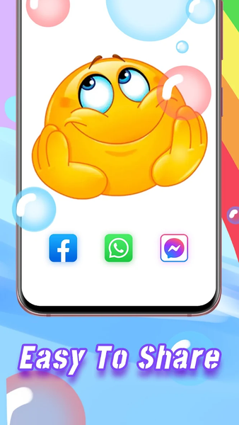 Heart Emoji Gif & Rose Sticker - Image screenshot of android app