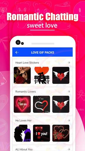 Love Gif Stickers WhatsApp - Image screenshot of android app