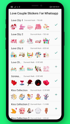 Love couple stickers for WhatsApp (WAStickerapps) - عکس برنامه موبایلی اندروید