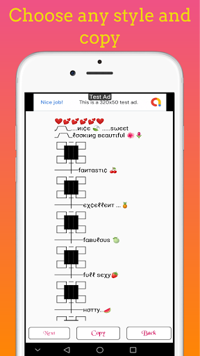 Love Styles: Long ASCII love styles share free - Image screenshot of android app