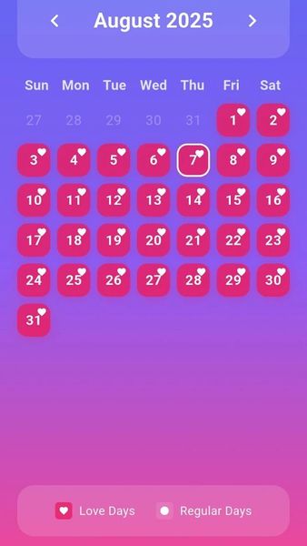 Love Day Counter - Image screenshot of android app
