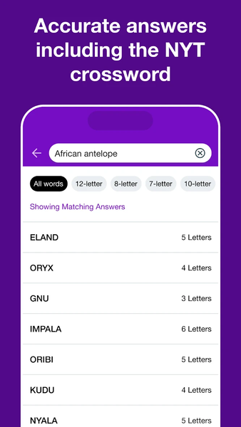 Crossword Solver Plus - Image screenshot of android app