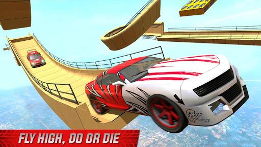 Mega Ramp Sports Car Stunt 3D - Gameplay image of android game