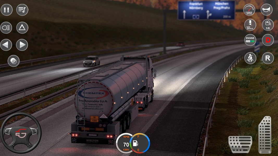 Truck Driving Oil Tanker Games - Gameplay image of android game