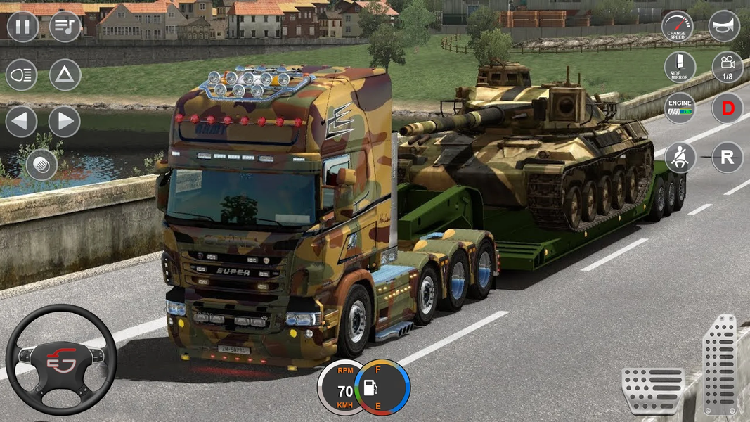 US Army Truck Game Simulator - عکس بازی موبایلی اندروید