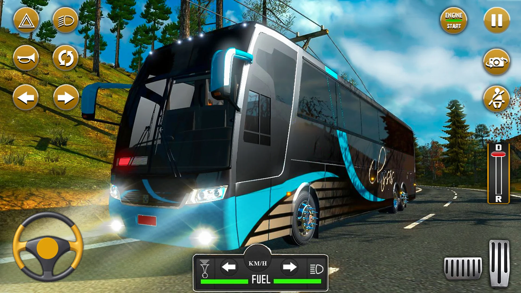 Public Coach Driving Simulator - عکس بازی موبایلی اندروید