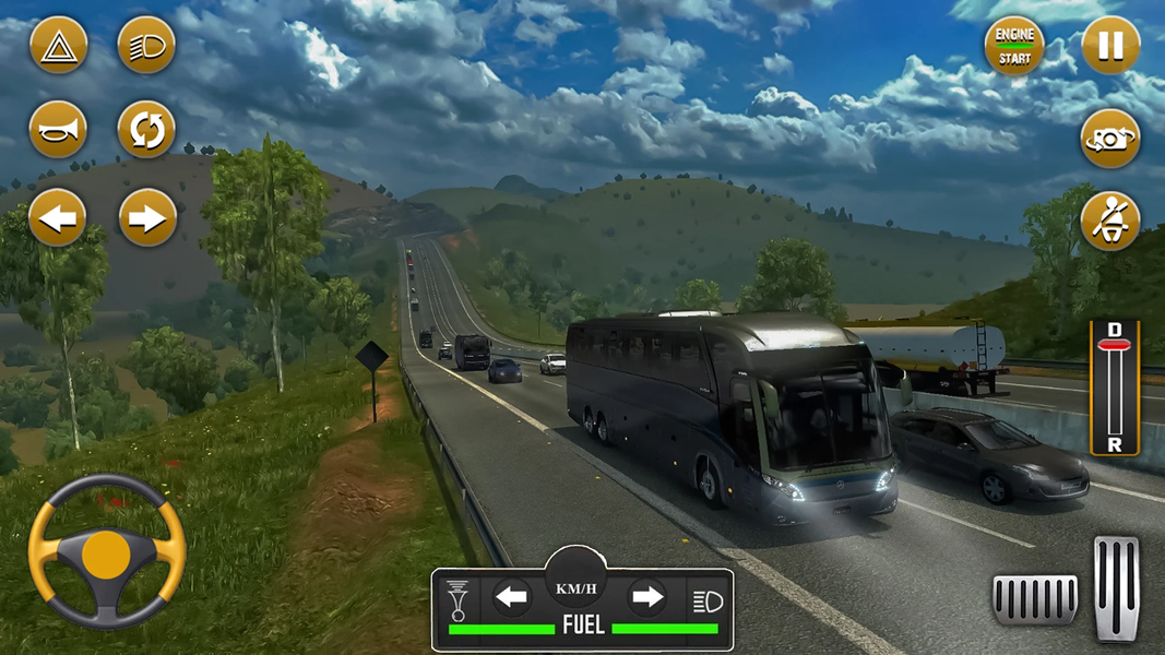 Public Coach Driving Simulator - عکس بازی موبایلی اندروید