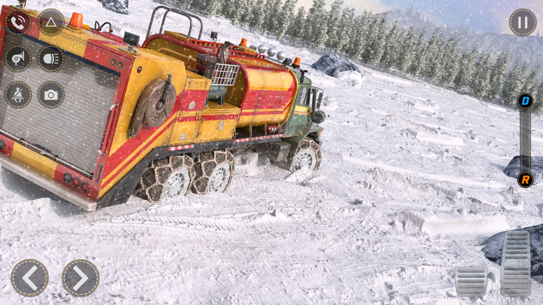 Offroad Snow Mud Truck Runner - عکس بازی موبایلی اندروید