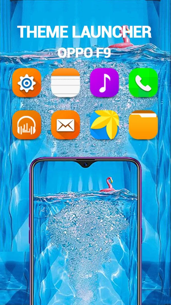Launcher Theme For OPPO F9 - عکس برنامه موبایلی اندروید