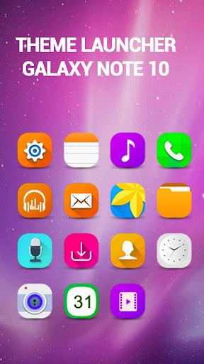 Launcher theme Galaxy Note 10 - عکس برنامه موبایلی اندروید