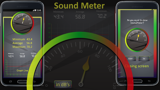 Noise Detector, Decibel meter, Sound Meter - Image screenshot of android app