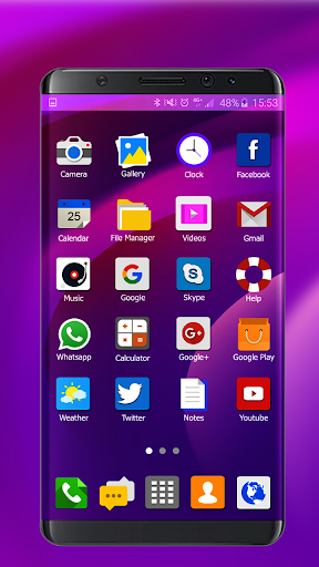 Theme for Samsung S8 Edge - عکس برنامه موبایلی اندروید