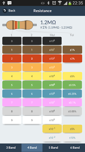 Resistance Calculator - عکس برنامه موبایلی اندروید