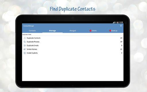 Duplicate Contact Merger - Image screenshot of android app