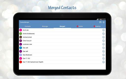 Duplicate Contact Merger - Image screenshot of android app