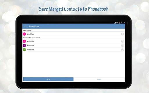 Duplicate Contact Merger - Image screenshot of android app