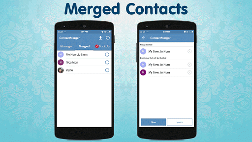 Duplicate Contact Merger - Image screenshot of android app