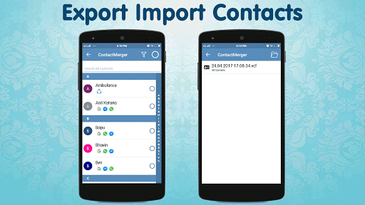 Duplicate Contact Merger - Image screenshot of android app