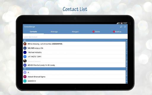 Duplicate Contact Merger - Image screenshot of android app