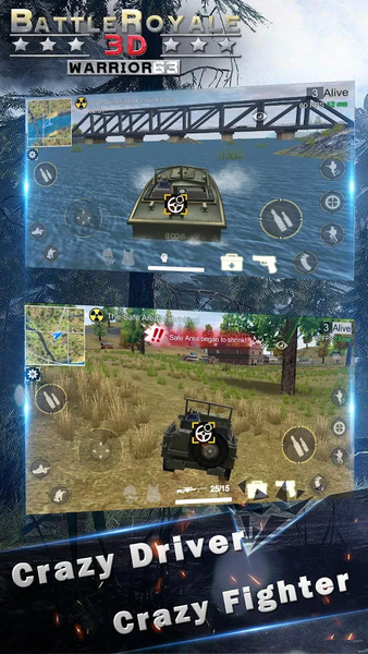 Battle Royale 3D - Warrior63 - Image screenshot of android app